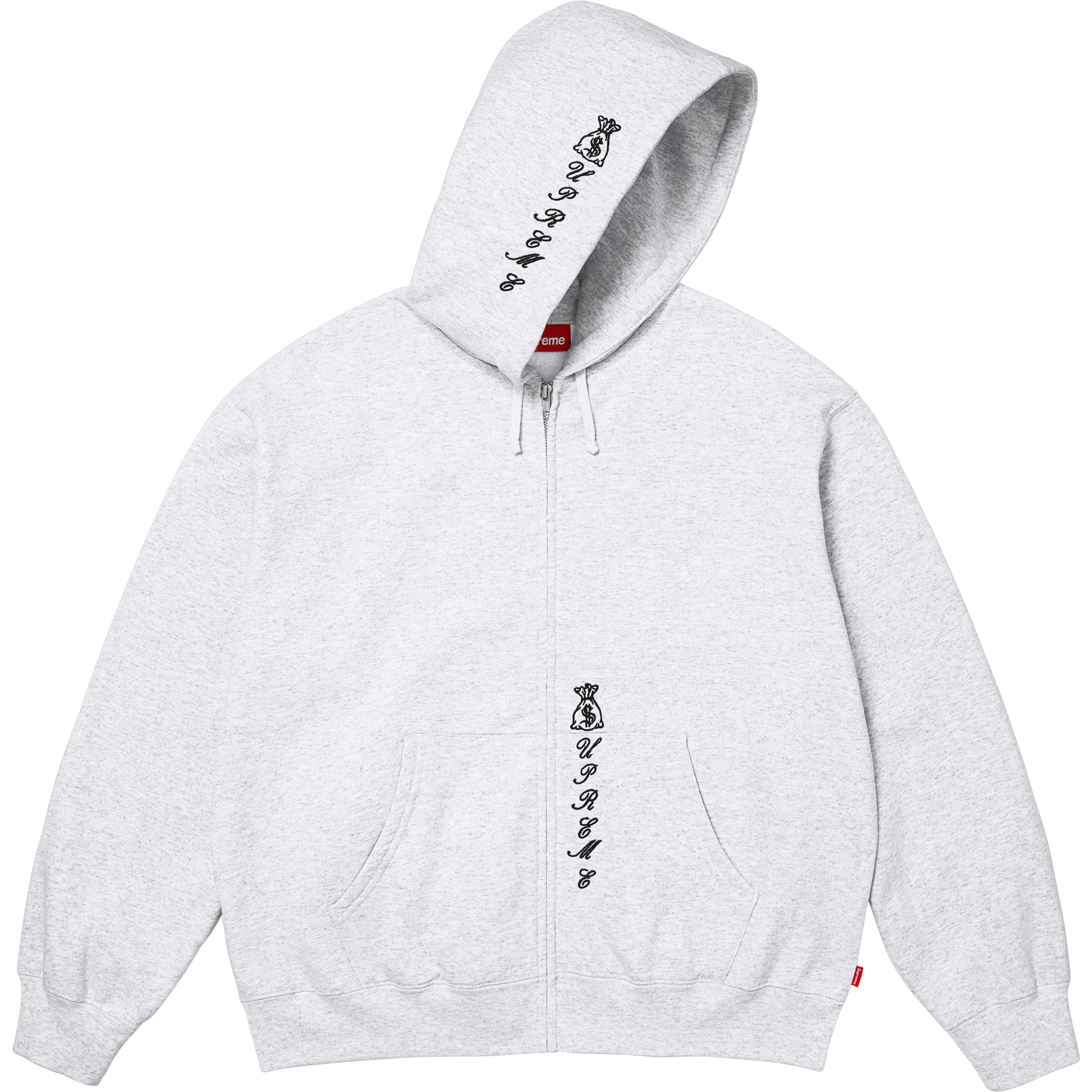 God Over Money Zip Up Hooded Sweatshirt view 7